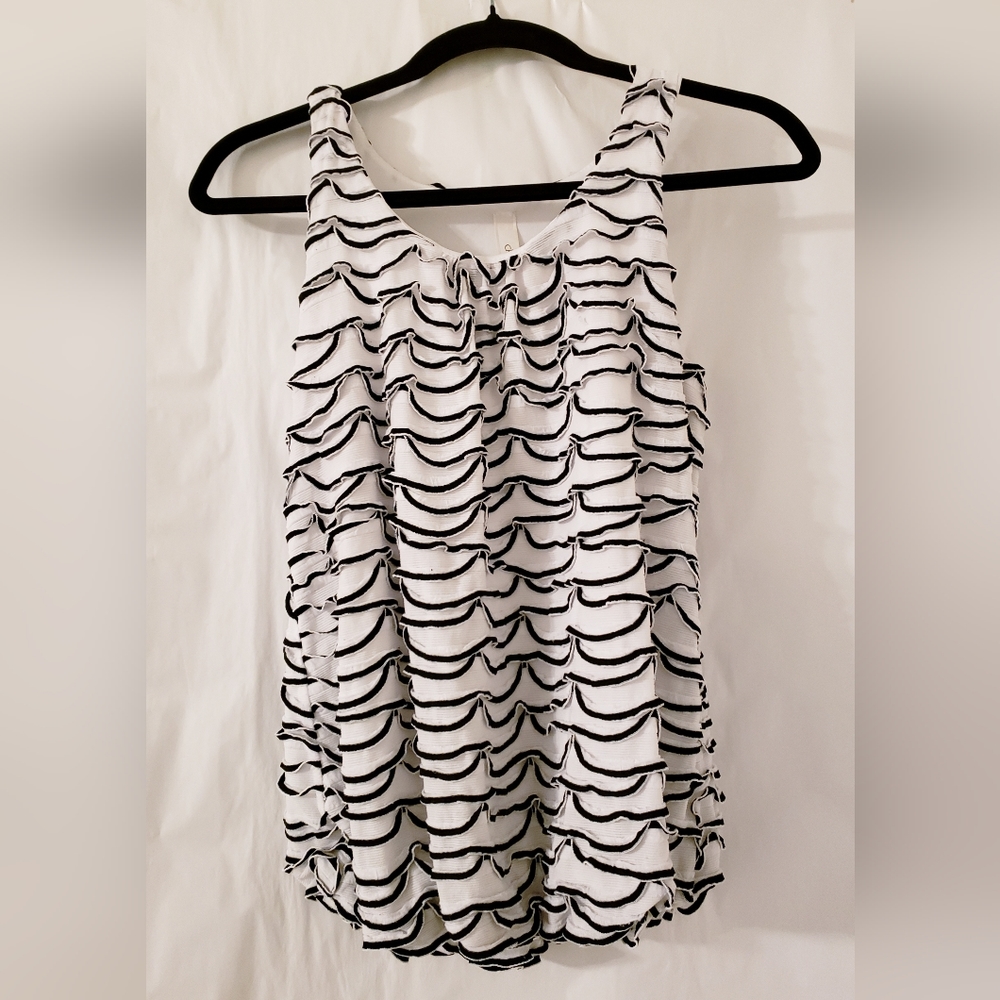 Chocolate Sleeveless Blouse Size S